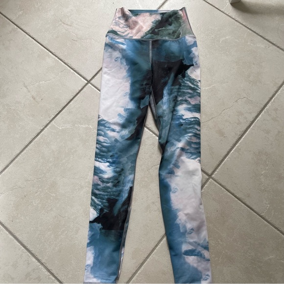 Carbon38 Pants - Carbon 38 watercolor leggings extra small XS